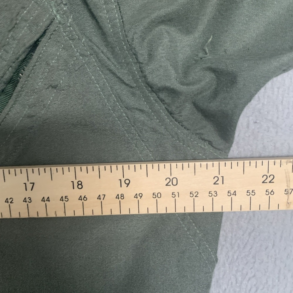 Military Flight Suit Flyer's Summer Coveralls Fire Resistant 42 Long Sage Green - Picture 13 of 16